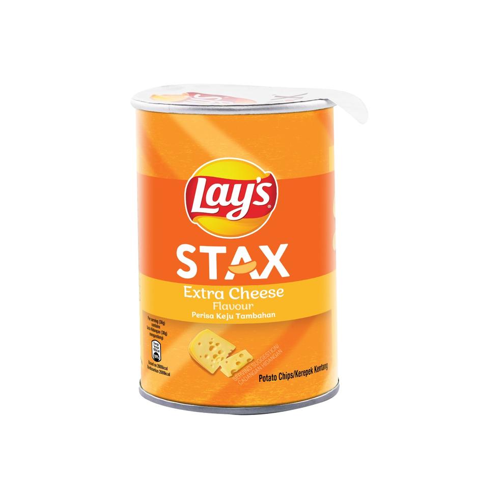 LAYS STAX EXTRA CHEESE FLAVOUR 38G