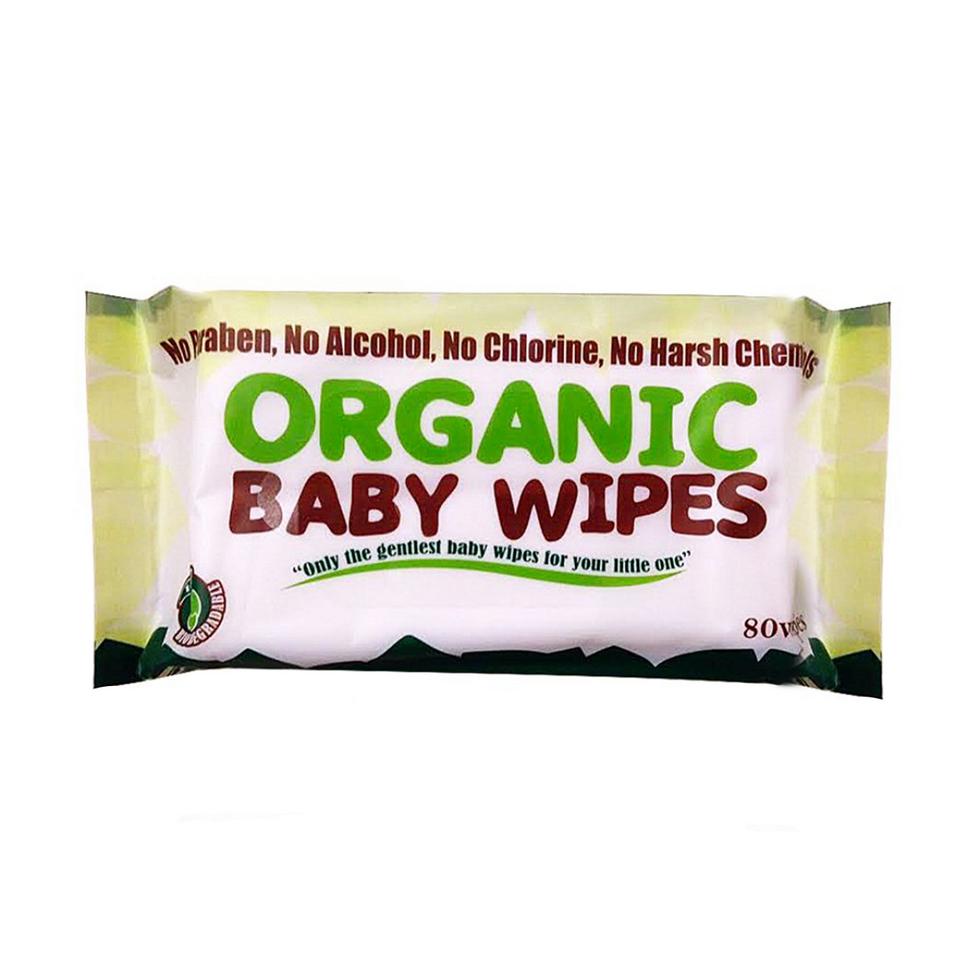 ORGANIC BABY WIPES 80 SHEETS