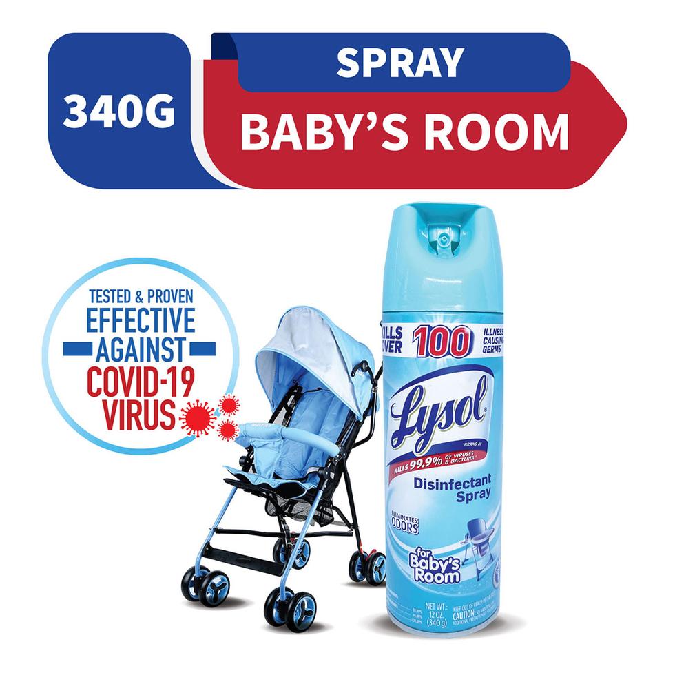 LYSOL DISINFECTANT SPRAY BABYSROOM BABYSROOM 340G