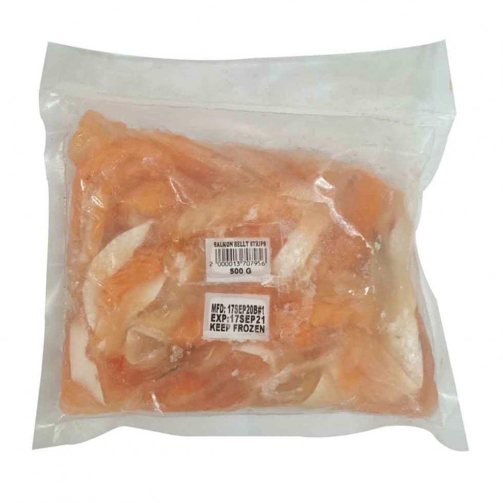 PG FRESH SEAFOODS SALMON BELLY (FUB) 500G  