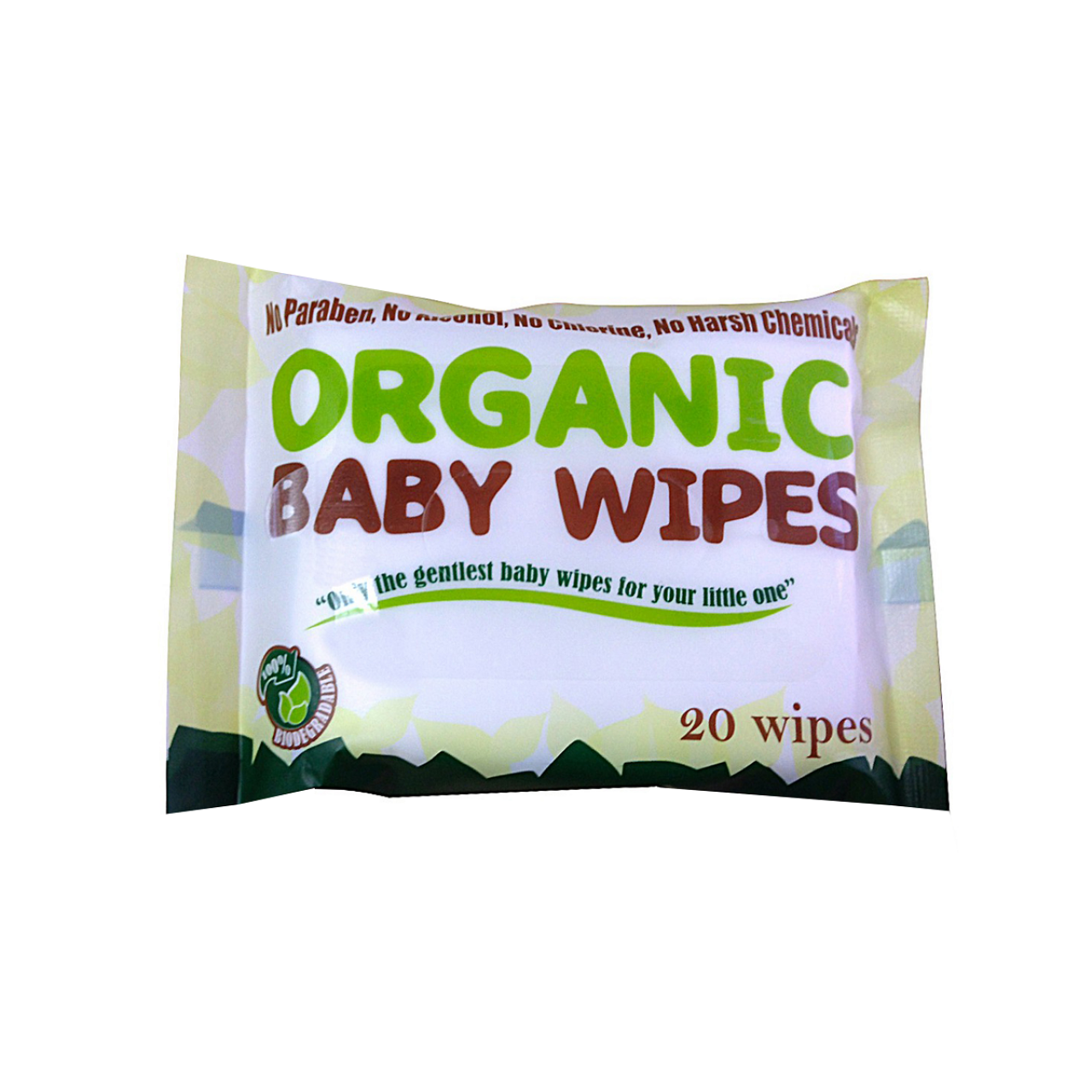 ORGANIC BABY WIPES 20 SHEETS