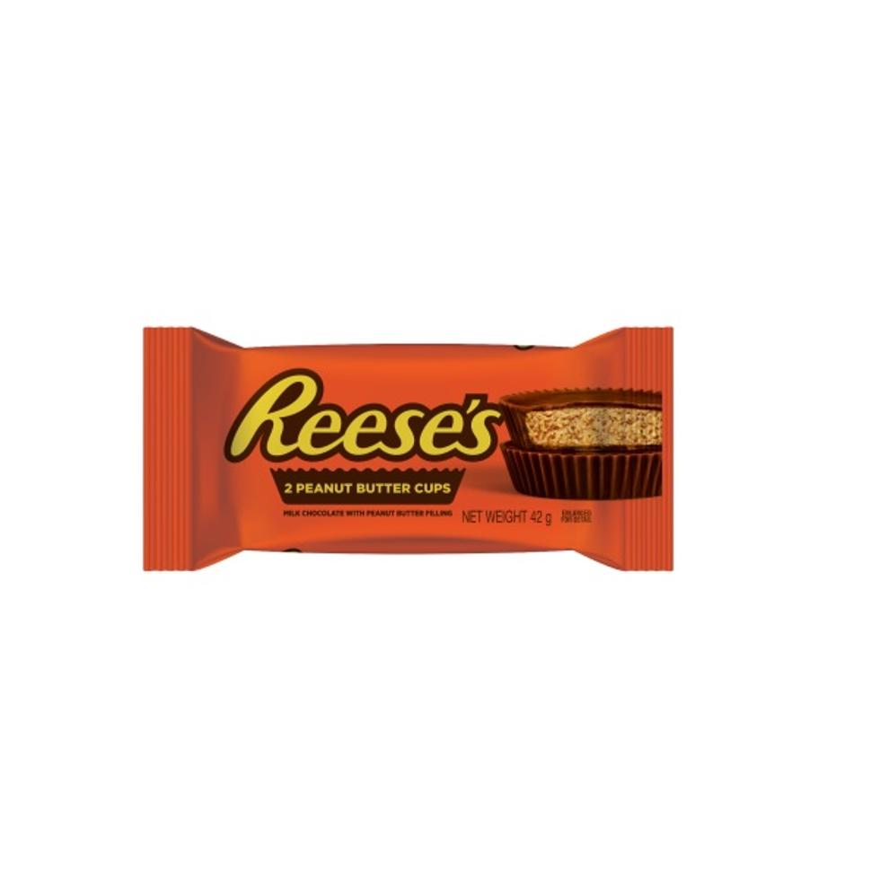 REESES 2 PEANUT BUTTER CUP  42G