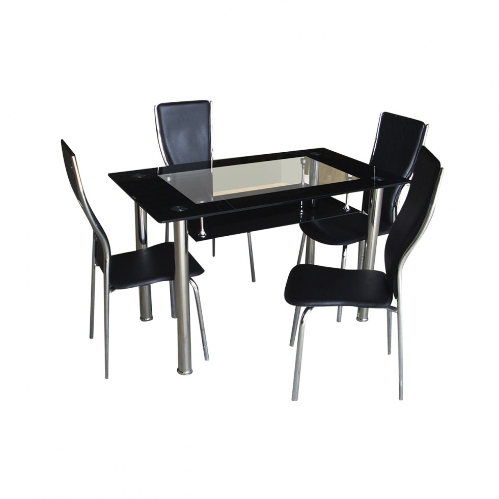 CLC GRAHAM DINING TABLE W/4S