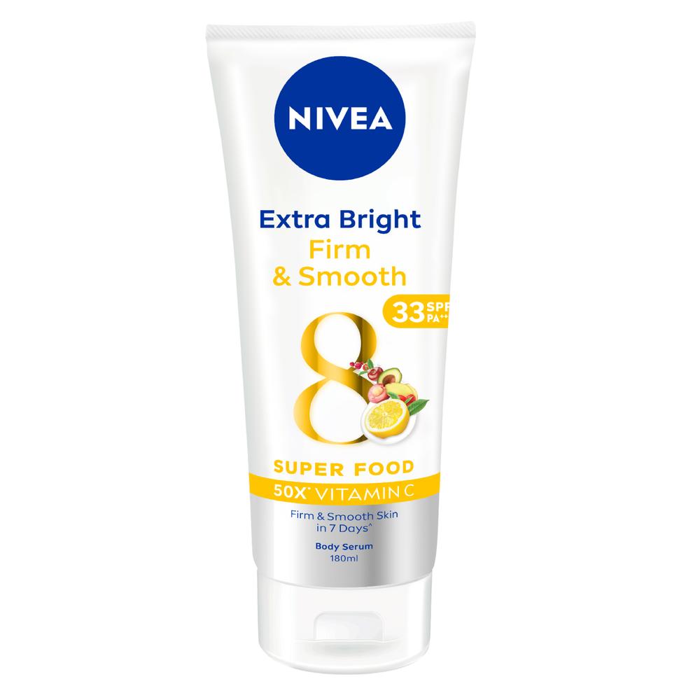NIVEA BODY EXTRA WHITE SERUM SPF33 SMOOTH & FIRM 180ML