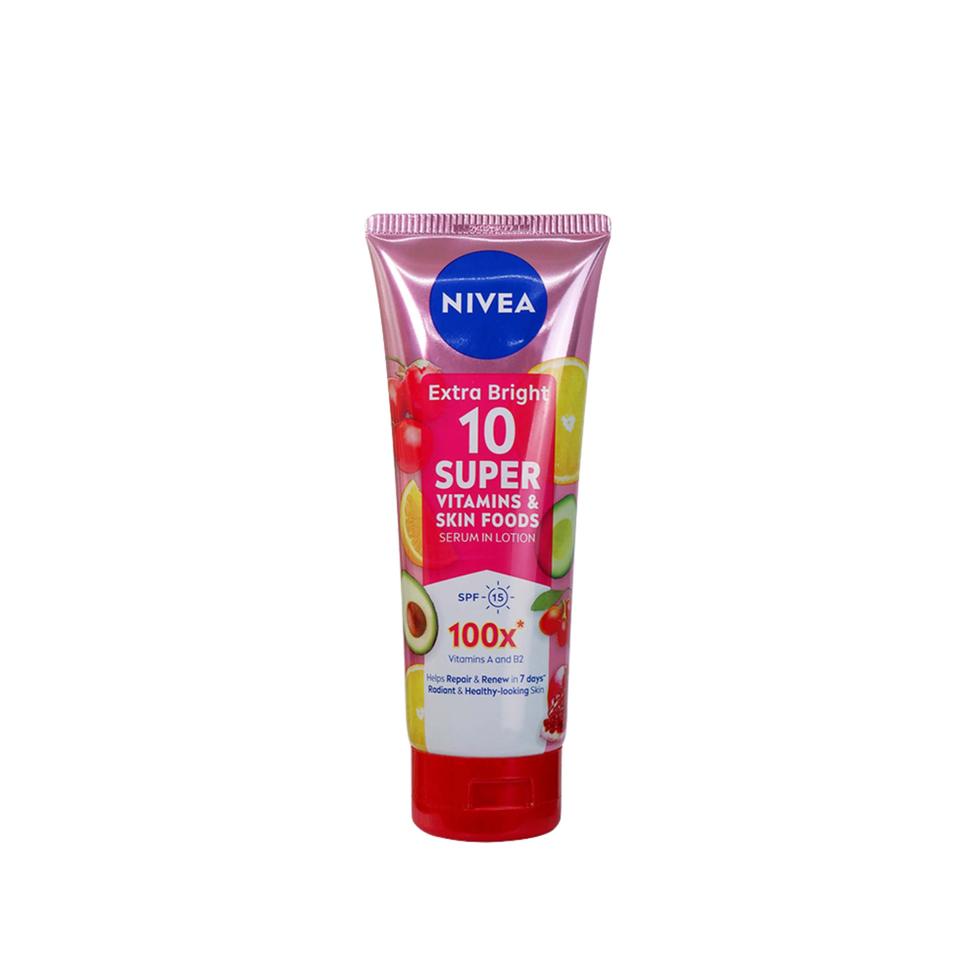 NIVEA EXTRA BRIGHT SUPER 10 BODY SERUM   180 ML