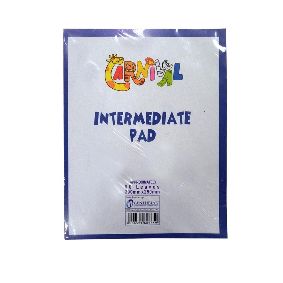  INTERMEDIATE PAD PAPER 80 LEAVES  200MM X 250MM