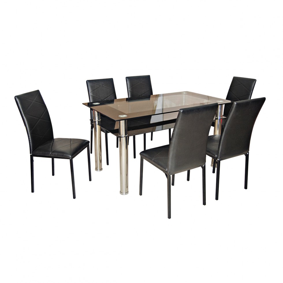 HOME SUITE 6 SEATER HAVENLY DINING SET  