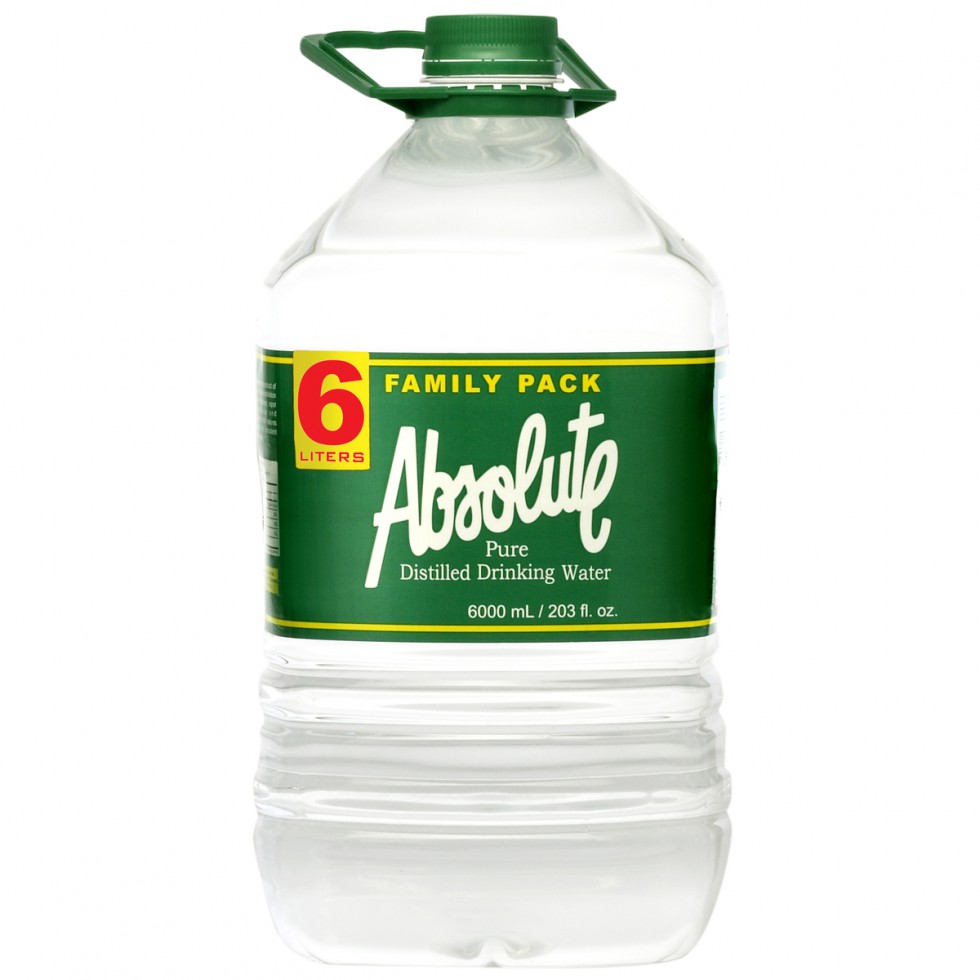 ABSOLUTE PURE DISTILLED WATER  6L
