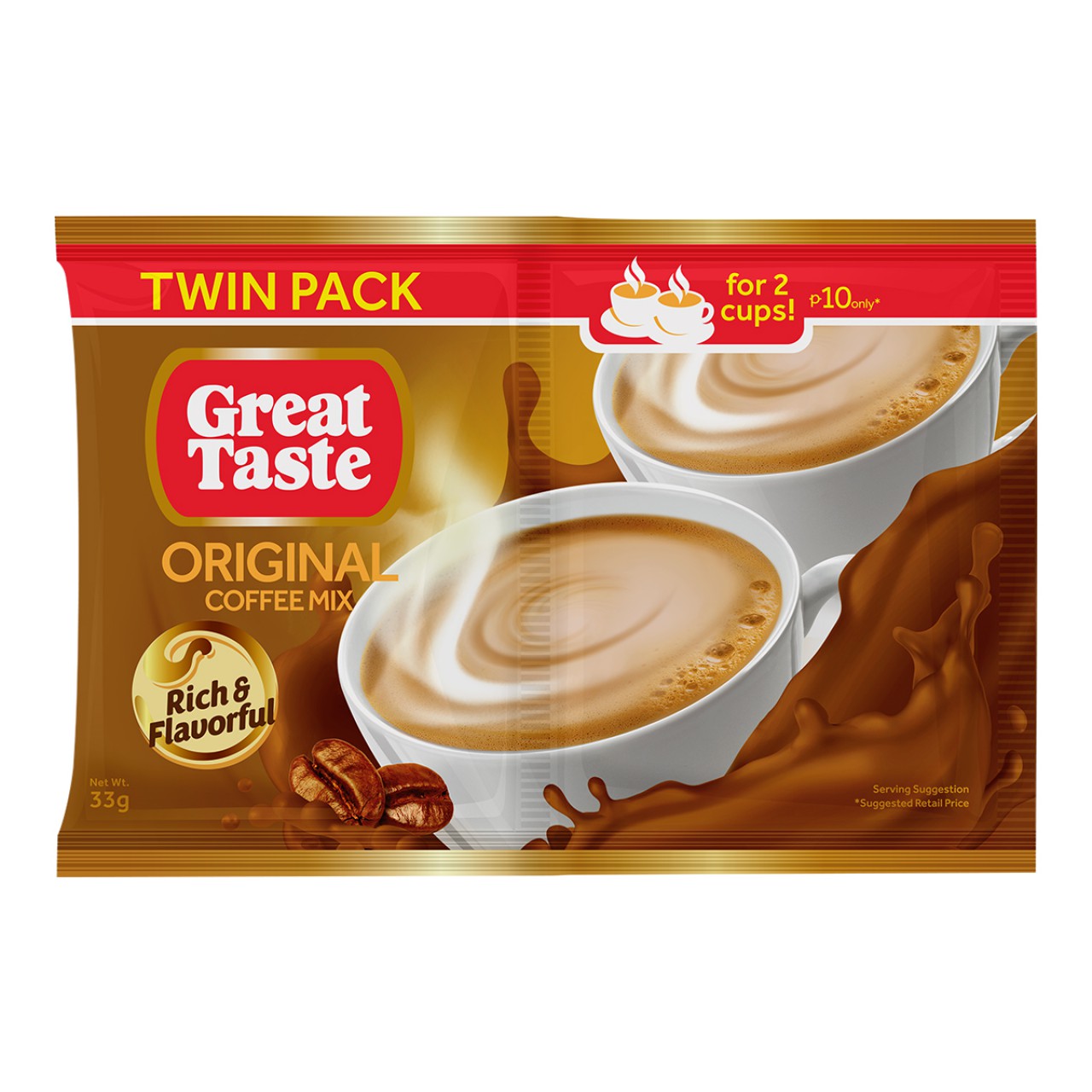 GREAT TASTE ORIGINAL COFFEE MIX  33G 10S