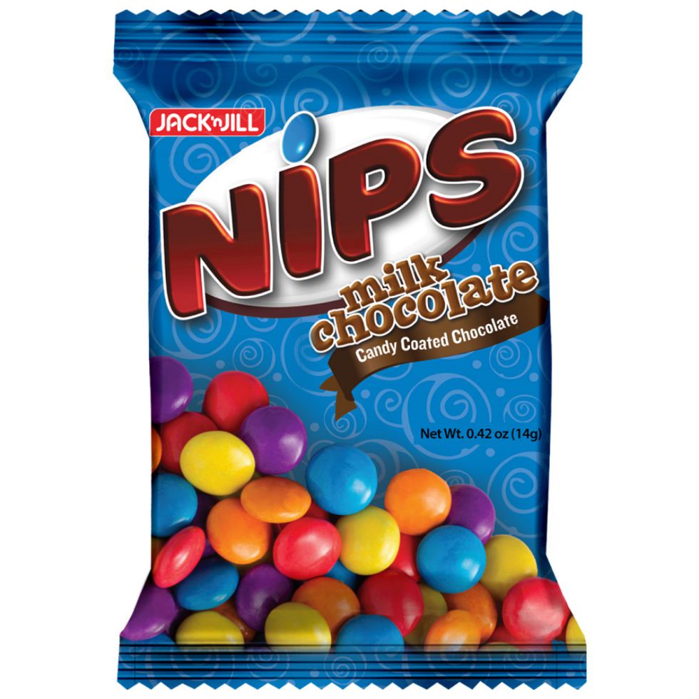JACK N JILL NIPS  MILK CHOCOLATE 14X12S