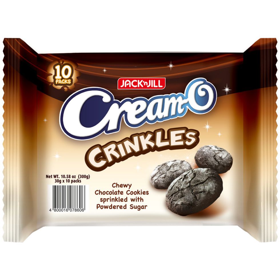 JACK N JILL CREAM-O CRINKLES   30GX10S