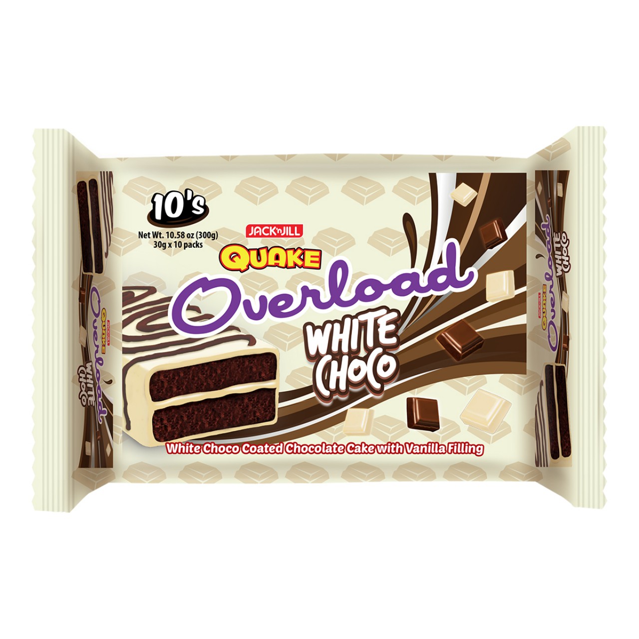 QUAKE OVERLOAD WHITE CHOCO 30GX10S