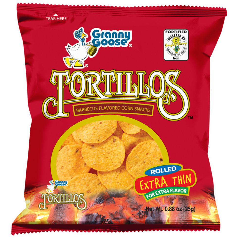 GRANNY GOOSE  TORTILLOS  BARBECUE 25G
