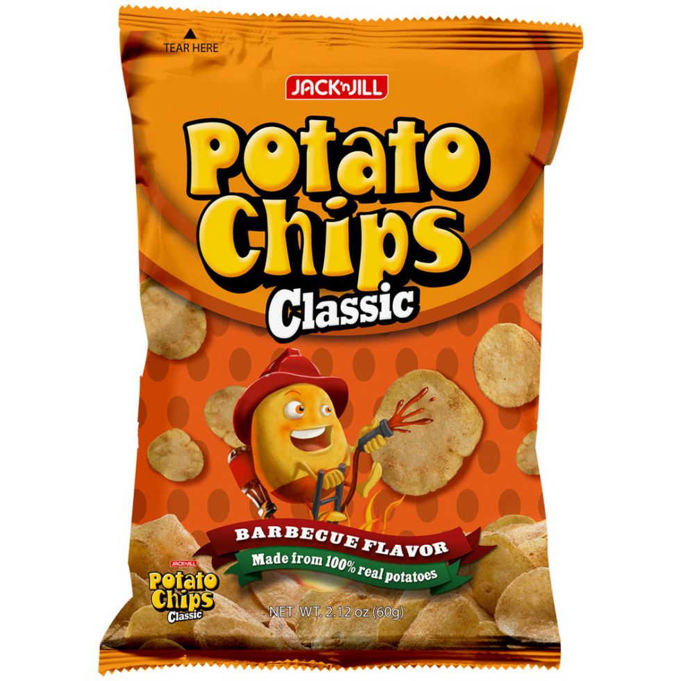 JACK N JILL POTATO CHIPS CLASSIC BARBECUE  60G