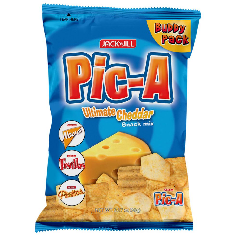 JACK N JILL PIC-A ULTIMATE SNACK MIX CHEDDAR  90G