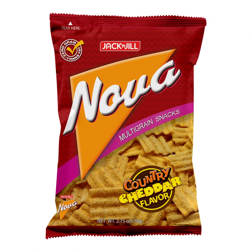 JACK N JILL NOVA MULTIGRAIN SNACKS  COUNTRY CHEDDAR FLAVOR 78G