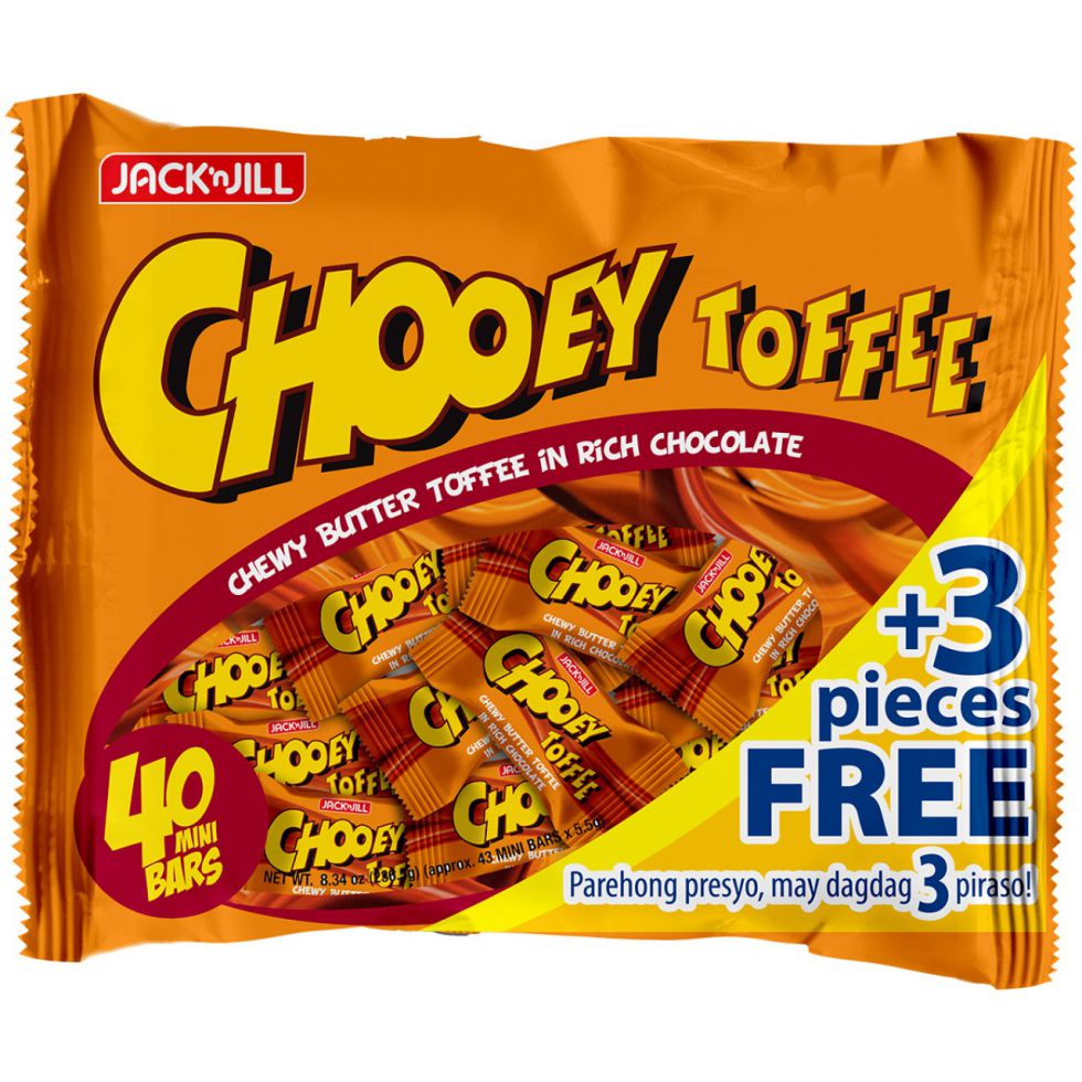 JACK N JILL CHOOEY TOFFEE  5.5GX40S