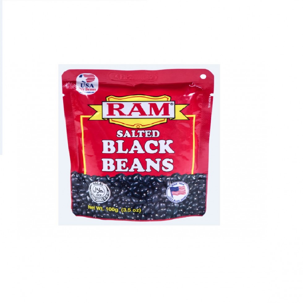 RAM SALTED BLACK BEANS 100G