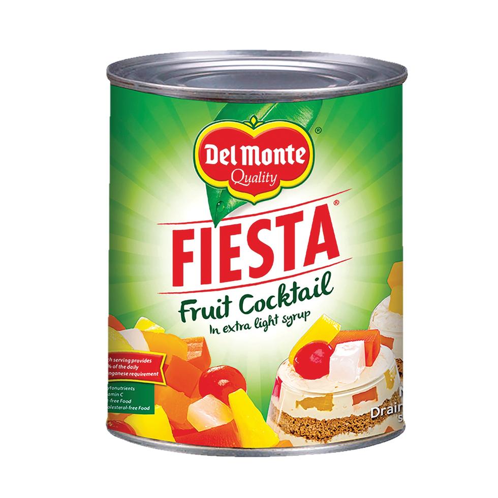 DEL MONTE 1 CAN DEL MONTE FIESTA FRUIT COCKTAIL 432G, RESERVED FRUIT COCKTAIL SYRUP  