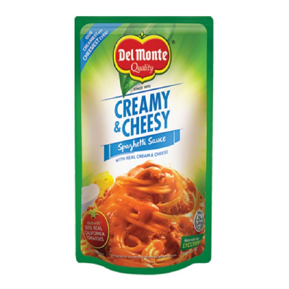 DEL MONTE CREAMY & CHEESY SPAGHETTI SAUCE  500G