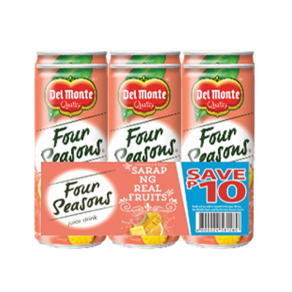 DEL MONTE JUICE DRINKS FOUR SEASONS  220MLX6S