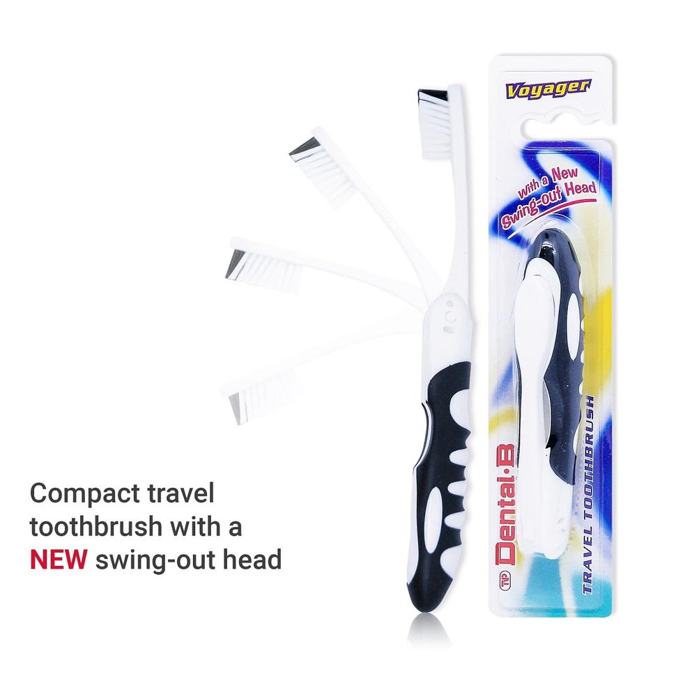 DENTAL B TRAVEL TOOTHBRUSH VOYAGER  1PC