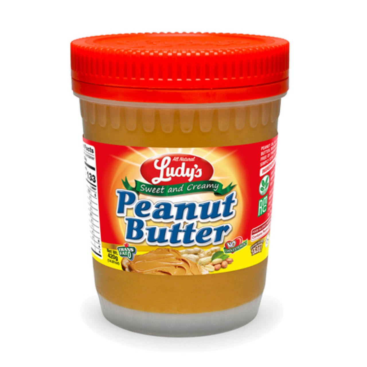 LUDY'S PEANUT BUTTER JAR  420G