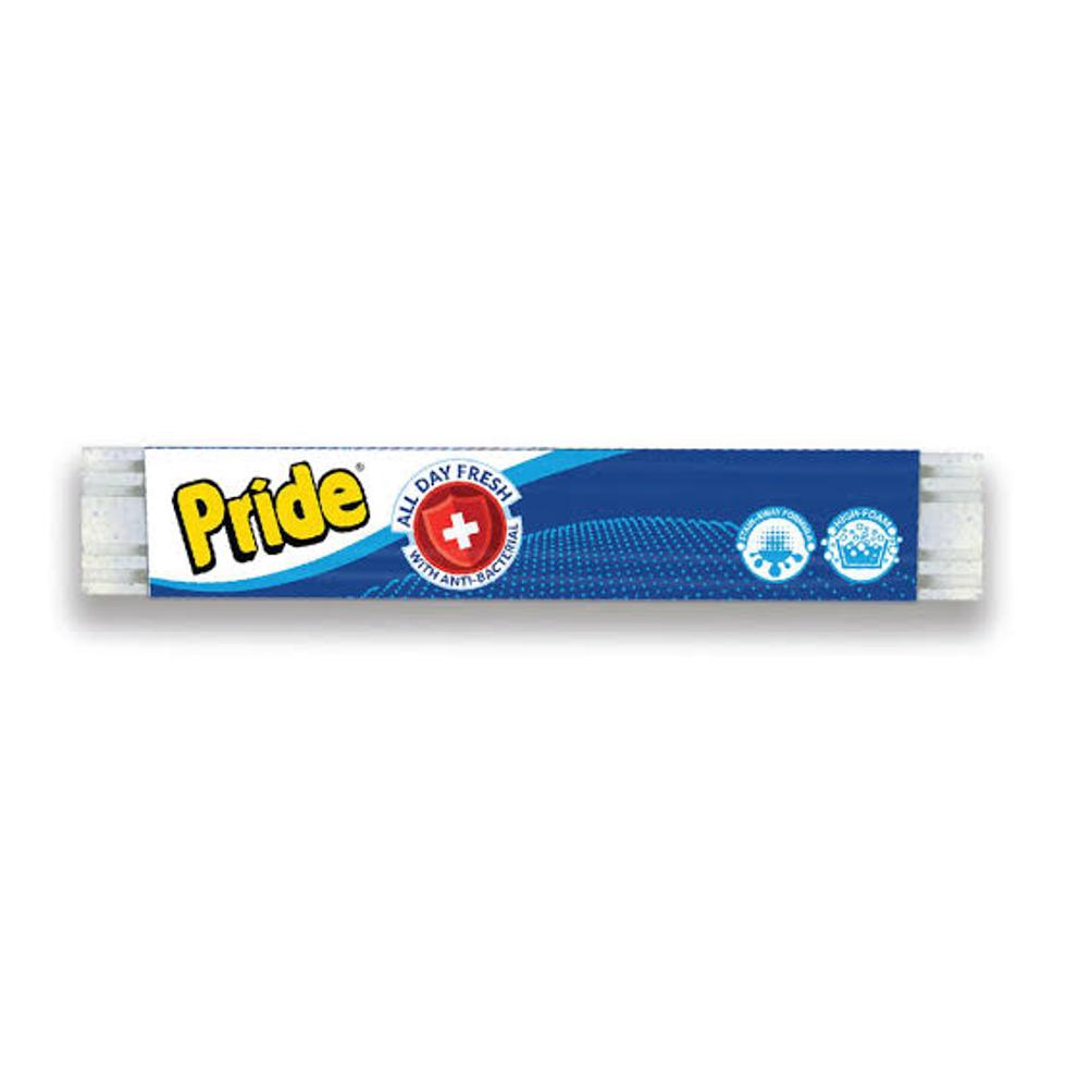 PRIDE LAUNDRY DETERGENT BAR  SPECKLED WITH ANTI-BACTERIAL 380G 