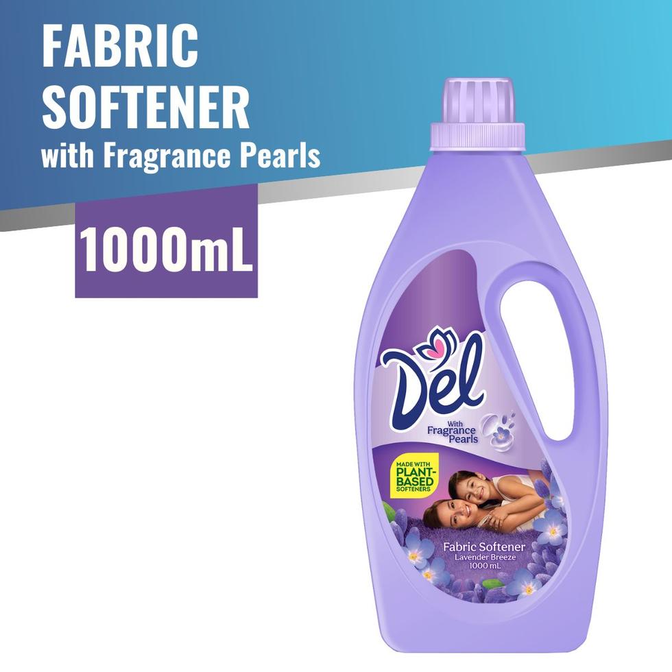 DEL FABRIC CONDITIONER LAVENDER BREEZE 1000ML