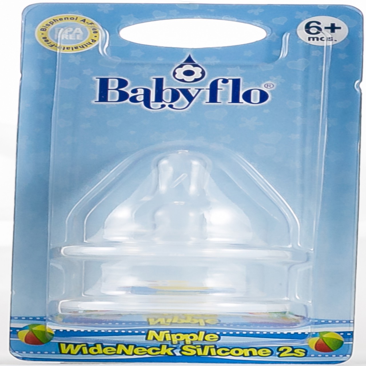 Babyflo wide neck store nipple