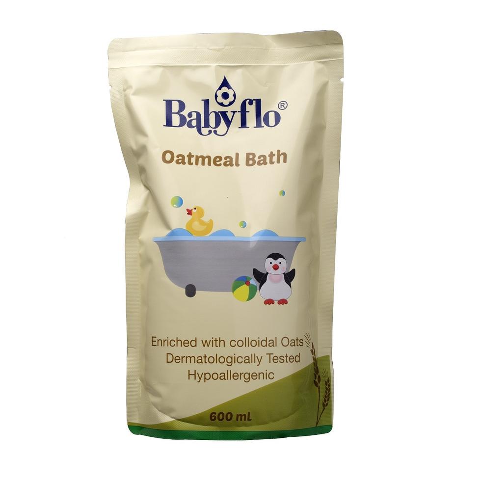 BABYFLO OATMEAL BATH REFILL  600ML