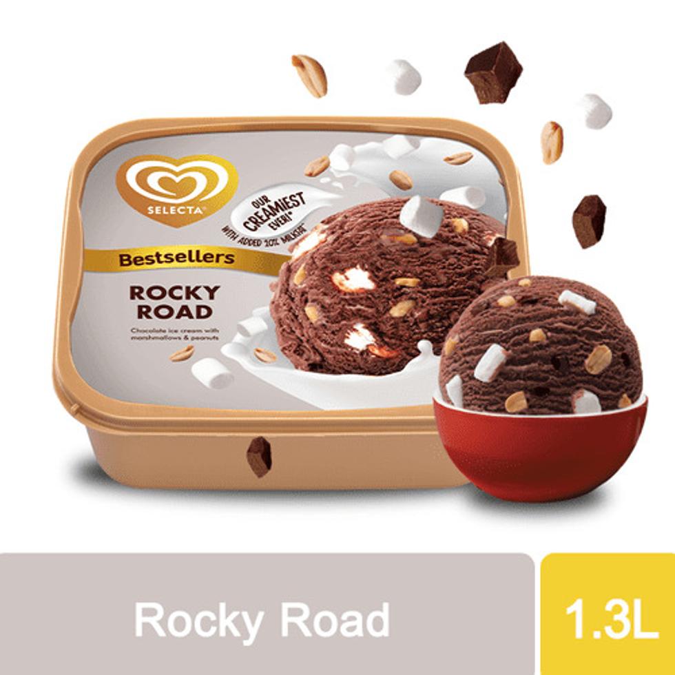 SELECTA ICE CREAM  ROCKY ROAD 1.3L