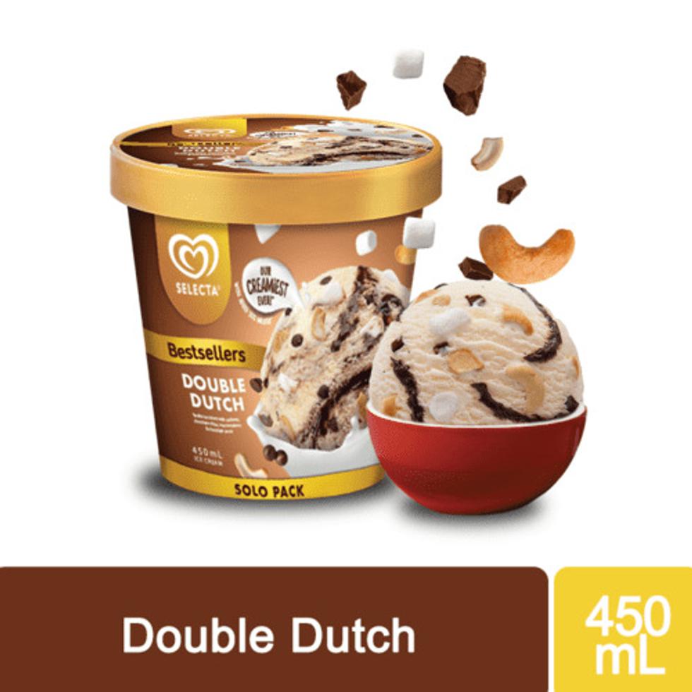 SELECTA SUPREME ICE CREAM  DOUBLE DUTCH 450ML