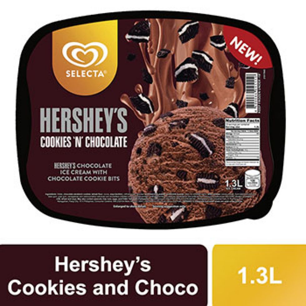 SELECTA HERSHEYS COOKIES AND CHOCOLATE 1.3L
