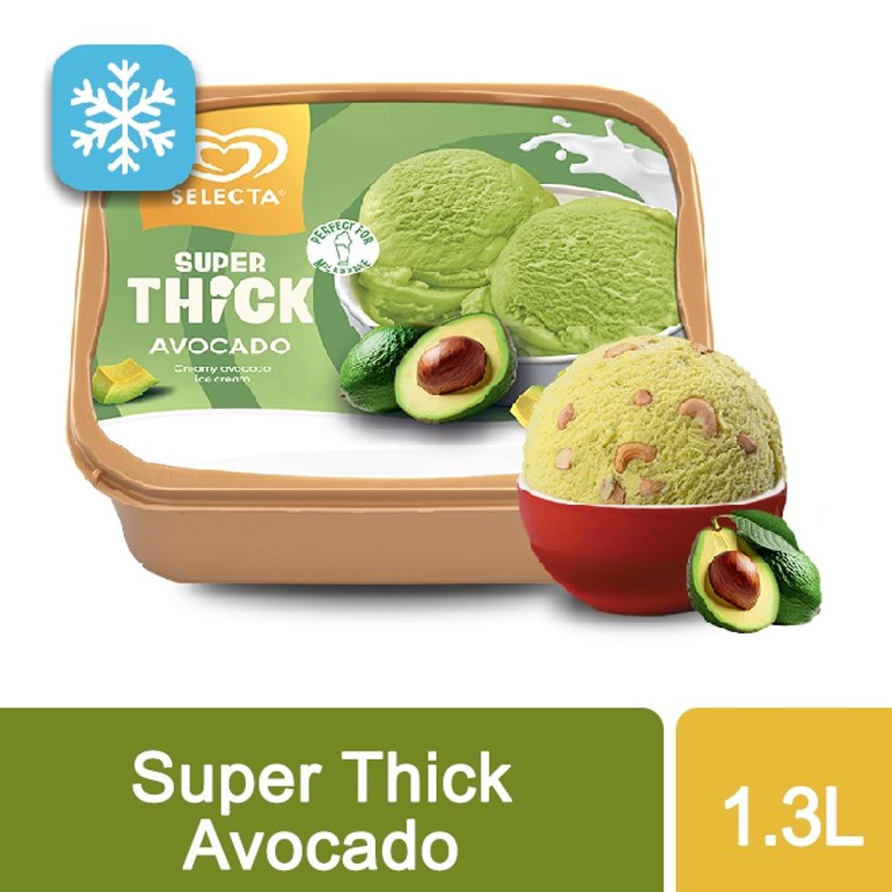 SELECTA CLASSIC SUPER THICK ICE CREAM CREAMY AVOCADO 1.3L
