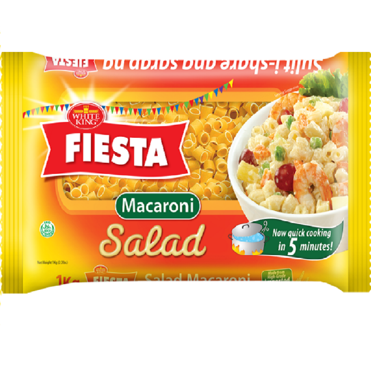 WHITE KING FIESTA MACARONI SALAD  1KG