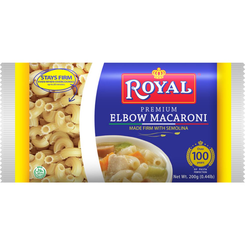 ROYAL ELBOW MACARONI 200G