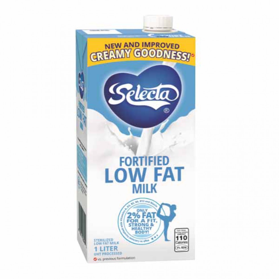 SELECTA SELECTA FORT LOWFAT MILK  1L  