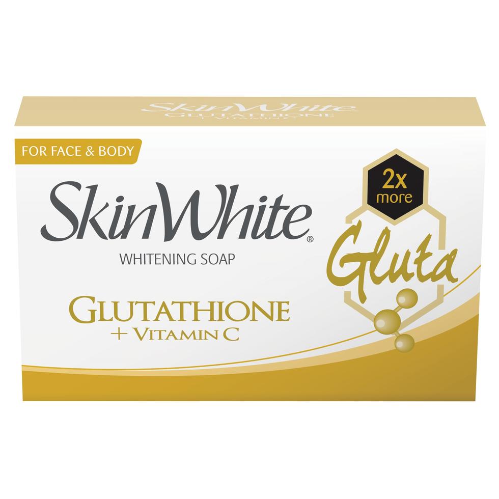 SKINWHITE WHITENING SOAP GLUTATHIONE + VITAMIN C 90G