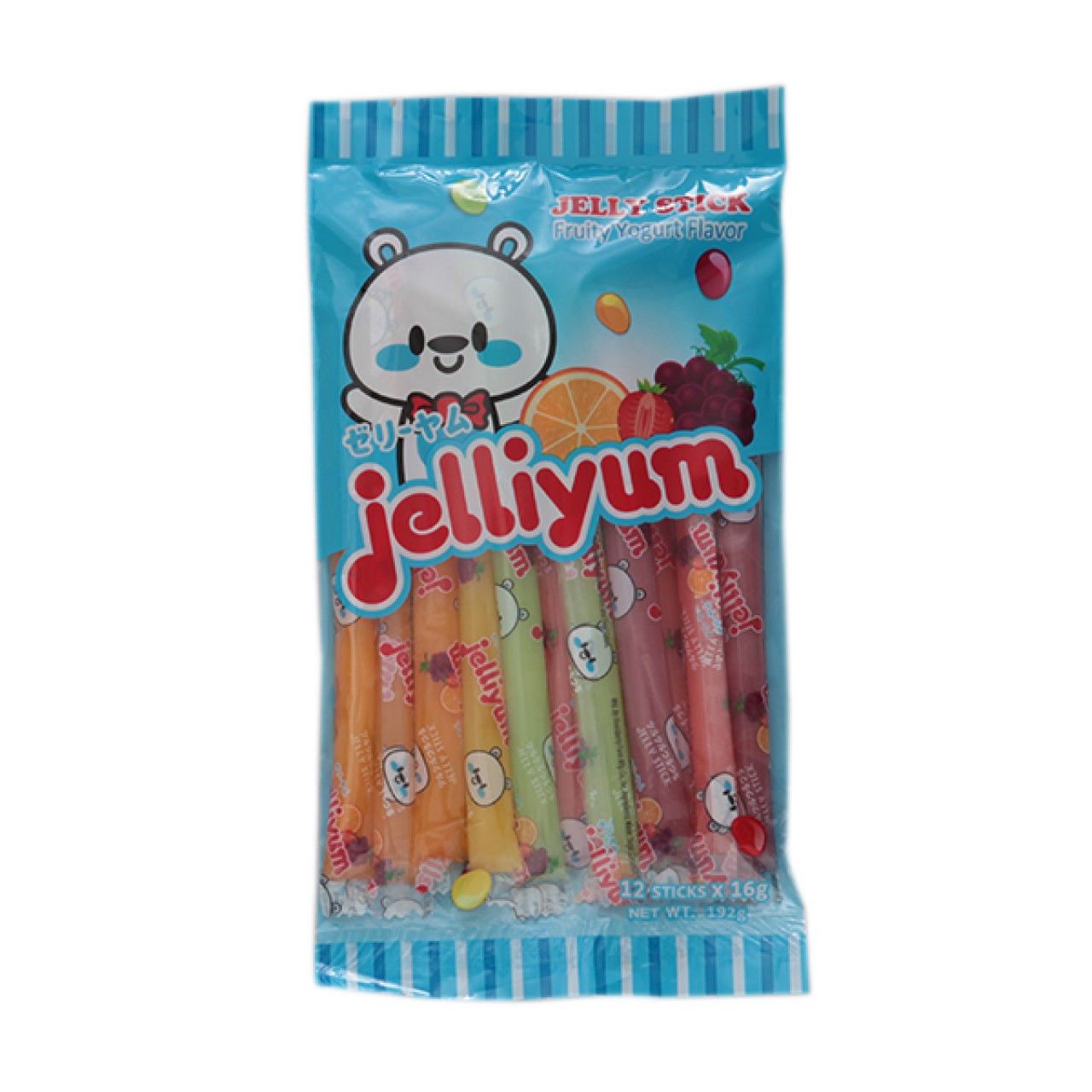 JELLIYUM JELLY STICK FRUITY FLAVOR  12S
