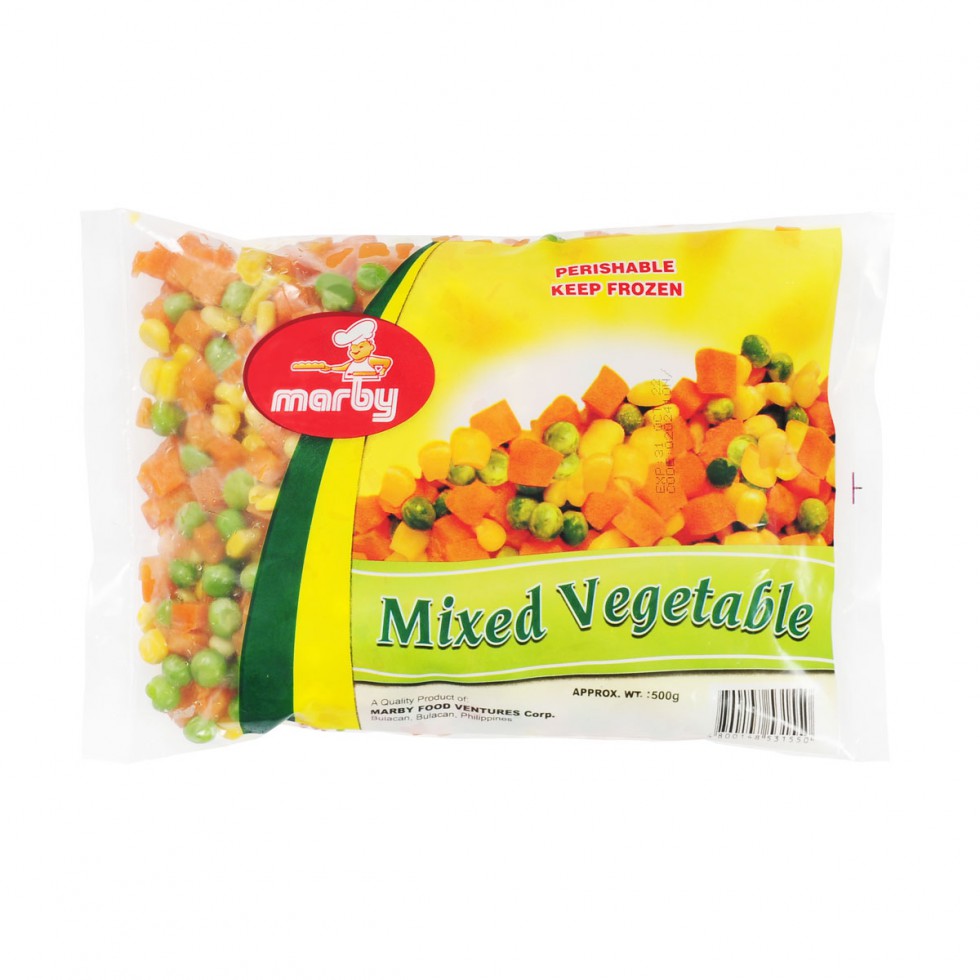 MARBY MIXED VEGETABLE  500G