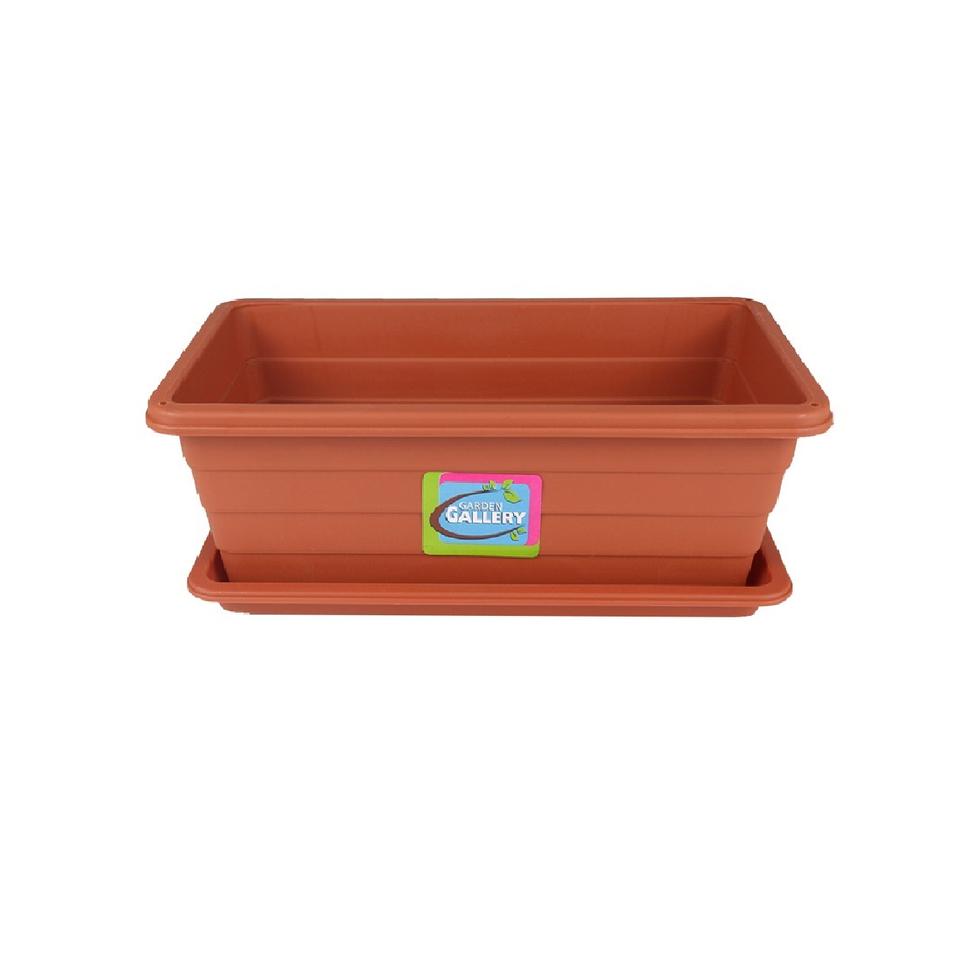 HOME GALLERY RECTANGULAR POT WITH TRAY FP-13  