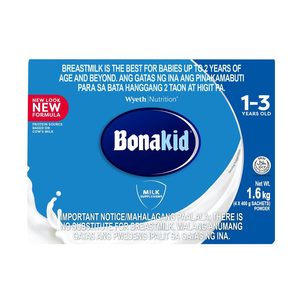 BONAKID STAGE 3 POWDERED MILK DRINK FOR CHILDREN 1 TO 3 YEARS OLD, BAG ...