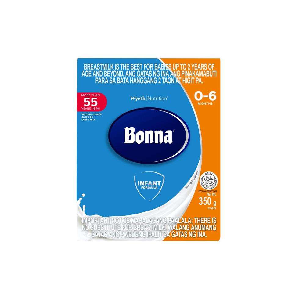 BONNA Stage 1 Infant Formula for 0 to 6 months, 900g Box - CSI Supermarket