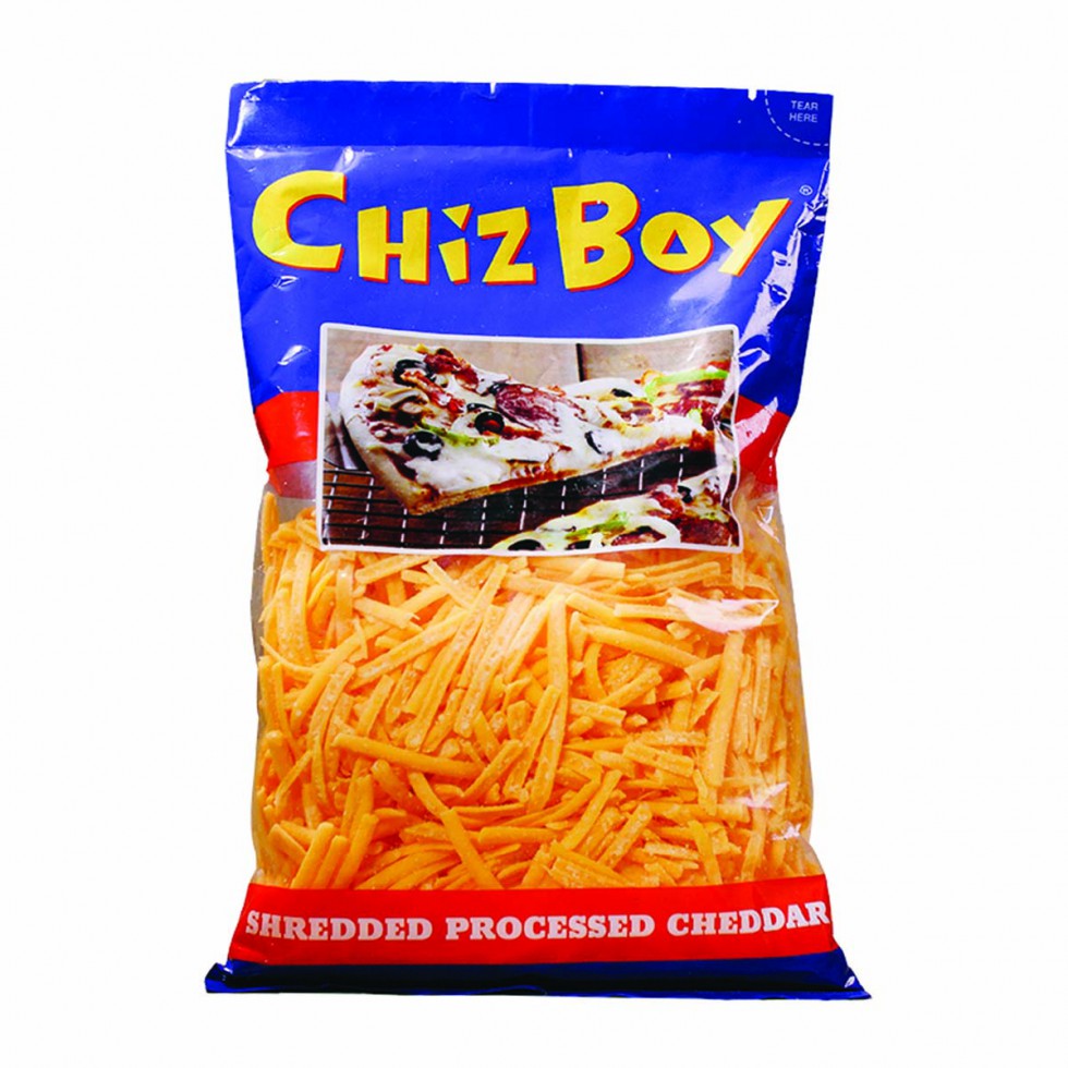 CHIZ BOY SHREDDED CHEDDAR CHEESE   350G