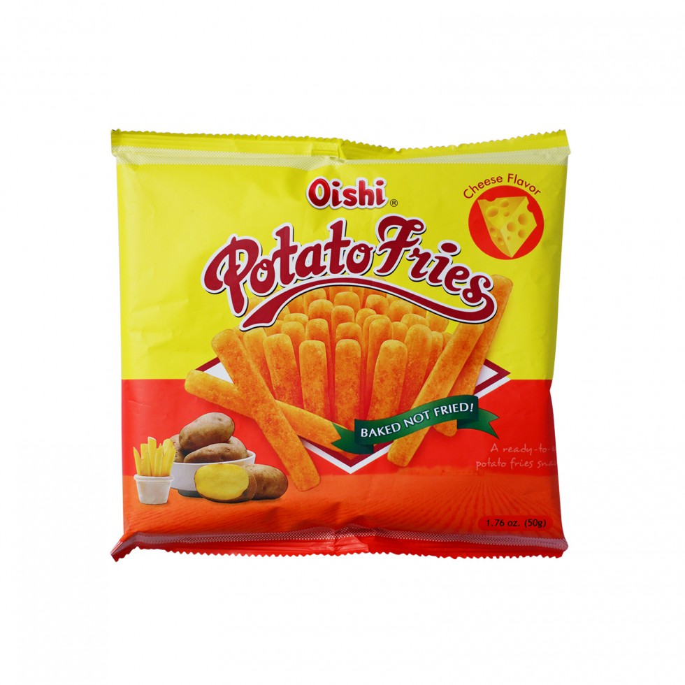 OISHI POTATO FRIES BAKED NOT FRIED  50G