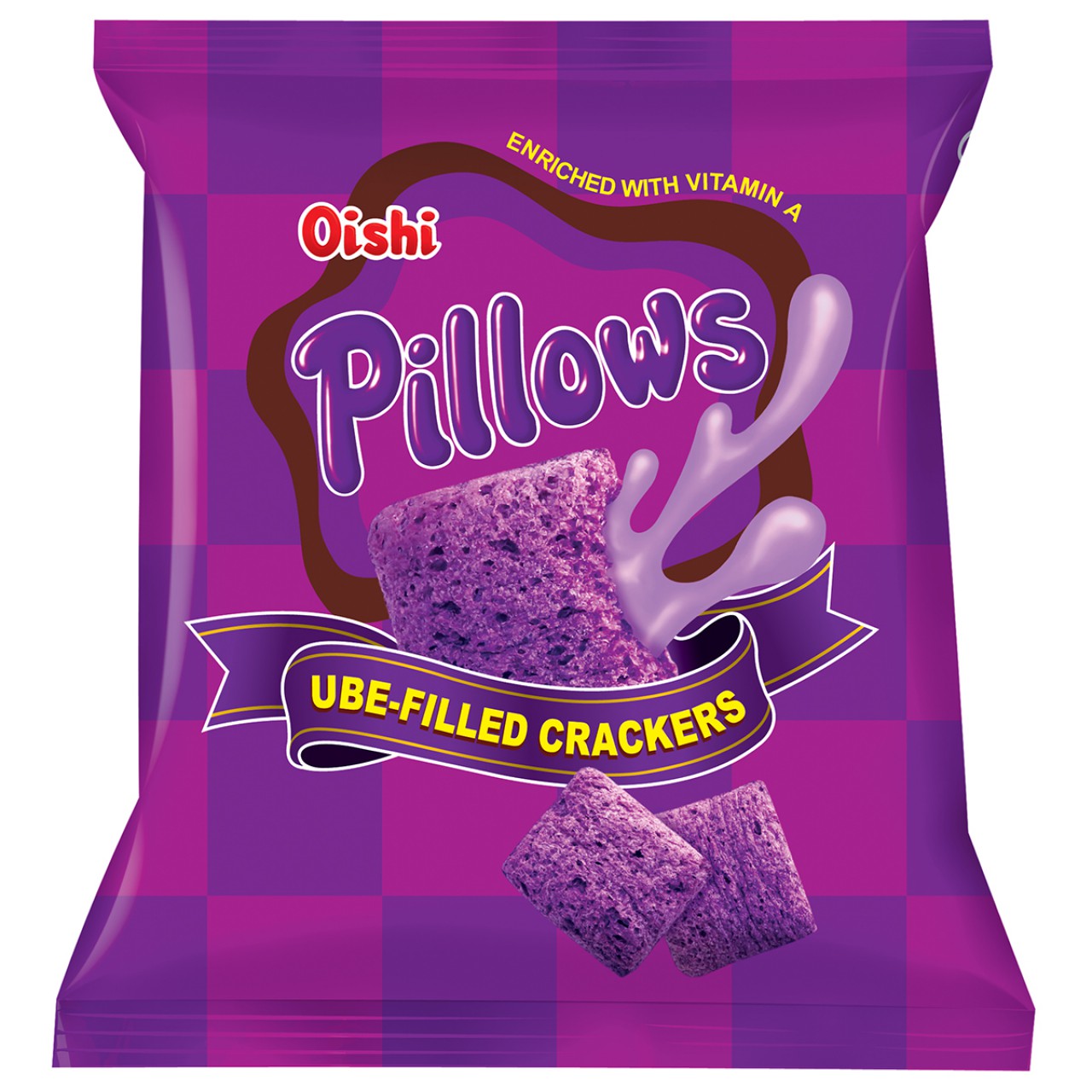 Oishi - Pillows Ube-Filled Crackers 5.29 OZ (BIG) – Sophia's Home