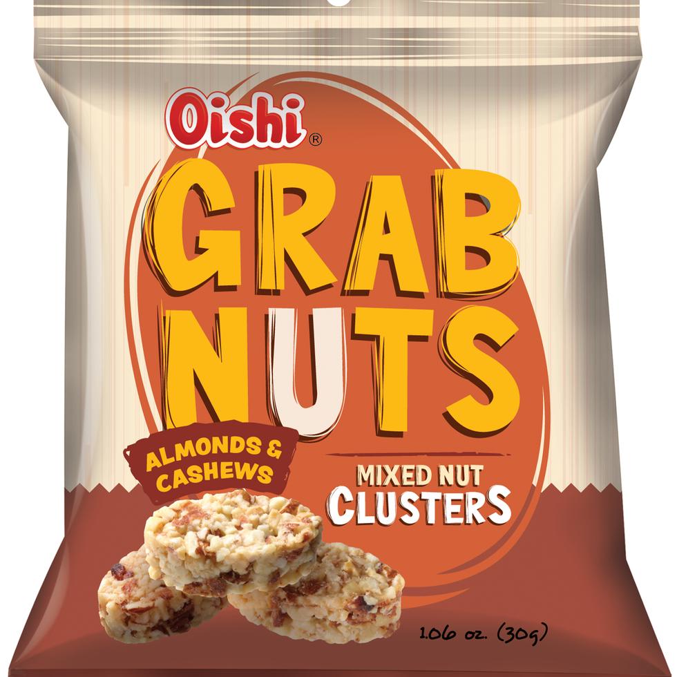 OISHI GRAB NUTS MIXED NUT CLUSTERS 30G