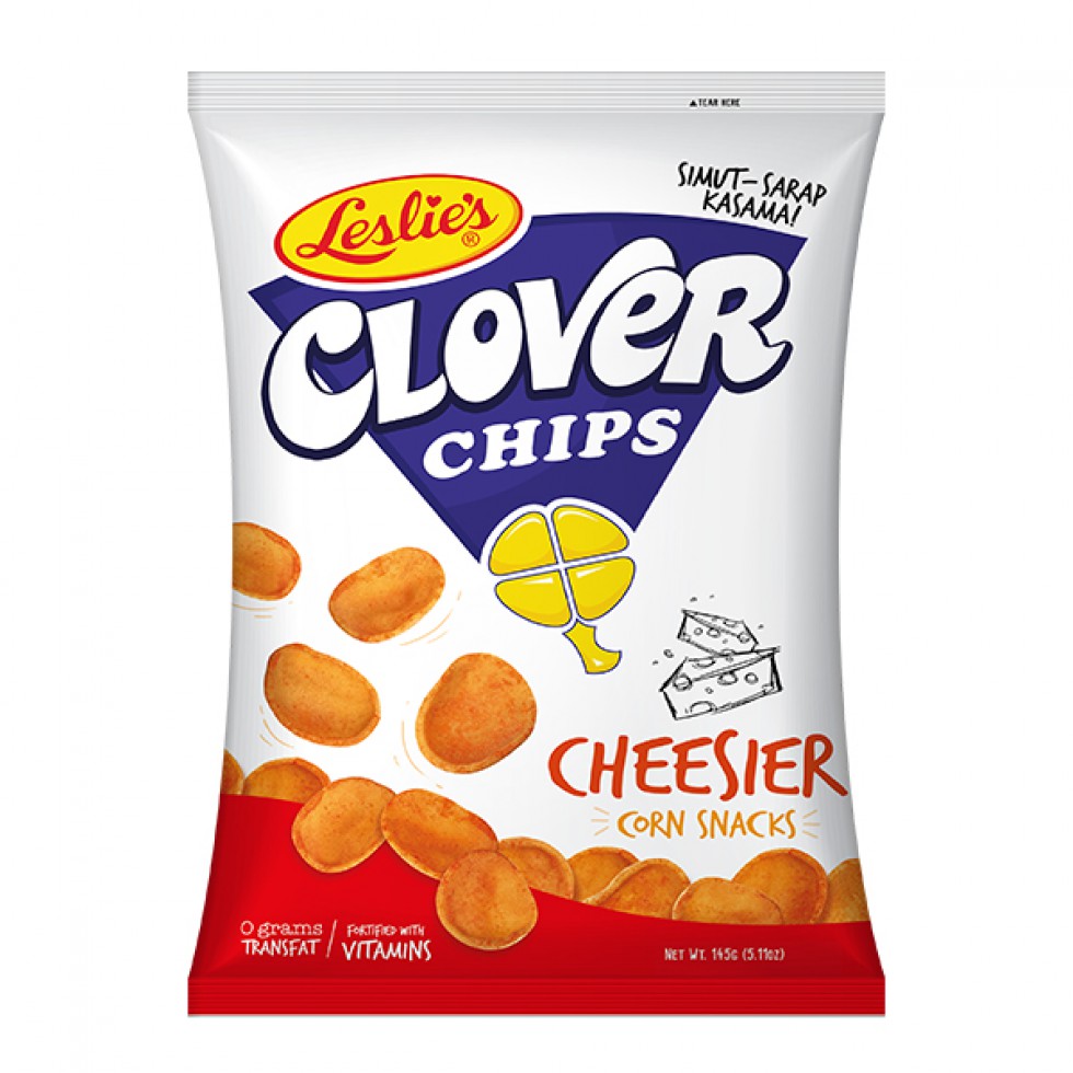 LESLIE CLOVER CHIPS CHEESE 145G