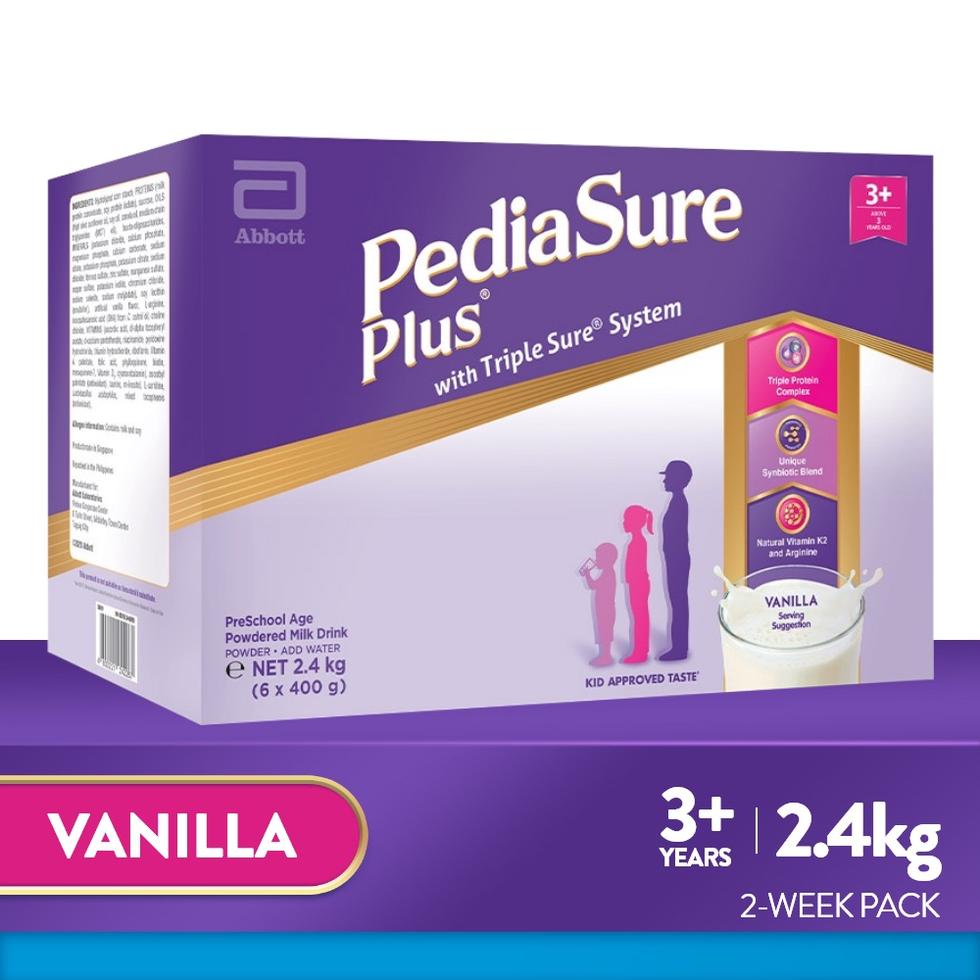 PEDIASURE PLUS PRESCHOOL AGE (ABOVE 3YEARS OLD) MILK DRINK VANILLA 2.4KG